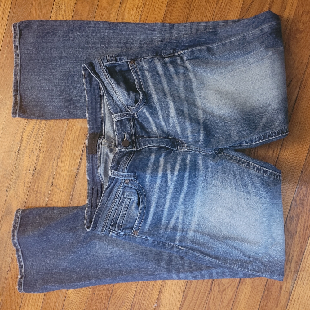Womens Buckle Black Jeans